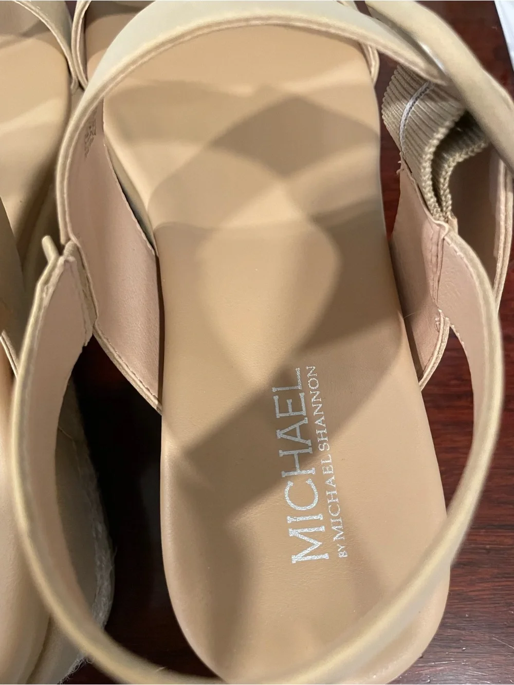 Michael Kors Tan Strap Buckle Slingback Sandals